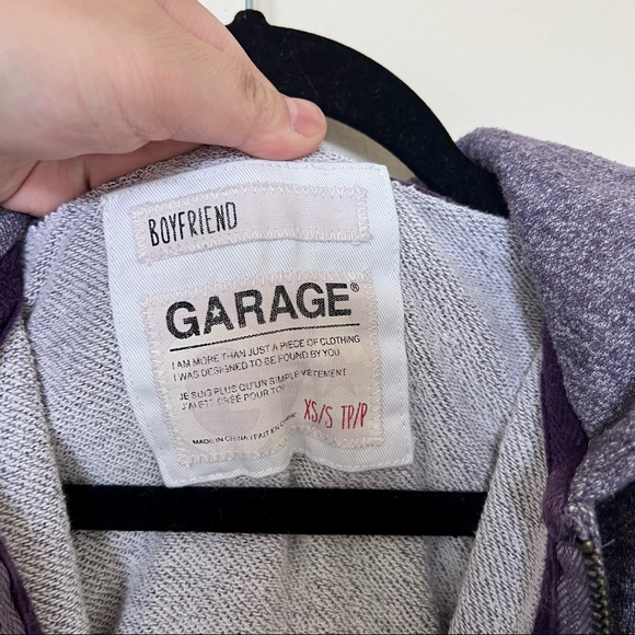 💚 Garage Boyfriend Zip Up Hoodie - Picture 4 of 9